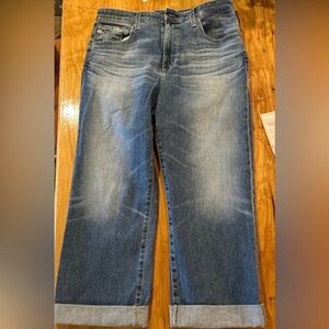 AG Adriano Goldschmied Classic Blue Straight Leg Jeans